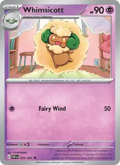 Pokémon-Karte Whimsicott 035/091