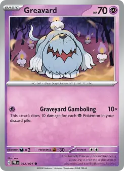 Pokémon-Karte Greavard 042/091