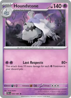 Pokémon-Karte Houndstone 043/091
