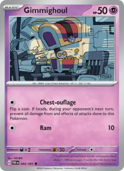 Pokémon-Karte Gimmighoul 044/091