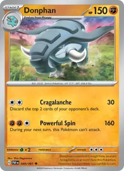 Pokémon-Karte Donphan 049/091