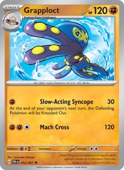Pokémon-Karte Grapploct 052/091
