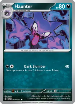 Pokémon-Karte Haunter 056/091