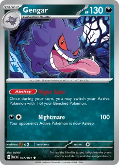 Pokémon-Karte Gengar 057/091