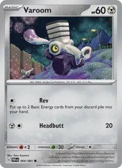Pokémon-Karte Varoom 064/091