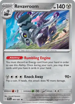 Pokémon-Karte Revavroom 065/091