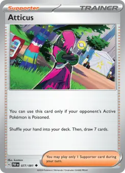 Pokémon-Karte Atticus 077/091
