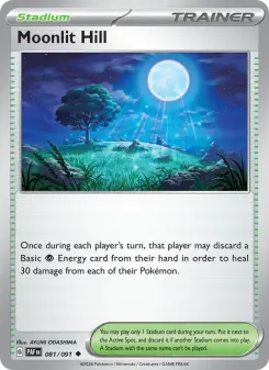 Pokémon-Karte Moonlit Hill 081/091