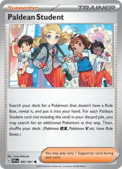 Pokémon-Karte Paldean Student 085/091