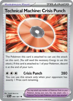 Pokémon-Karte Technical Machine: Crisis Punch 090/091