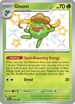 Pokémon-Karte Gloom 093/091
