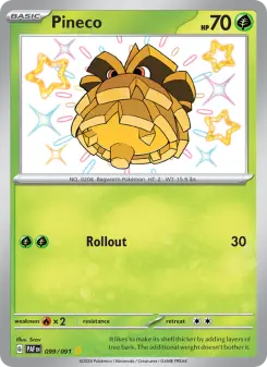 Pokémon-Karte Pineco 099/091