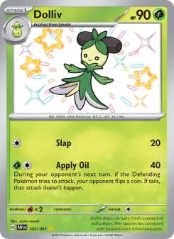 Pokémon-Karte Dolliv 103/091