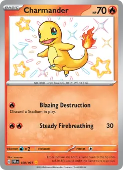 Pokémon-Karte Charmander 109/091
