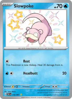Pokémon-Karte Slowpoke 116/091