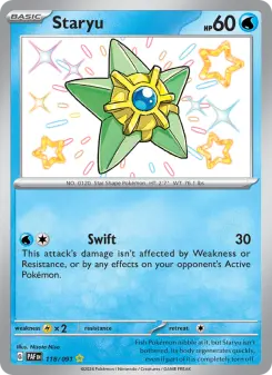 Pokémon-Karte Staryu 118/091