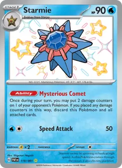 Pokémon-Karte Starmie 119/091