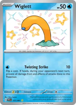Pokémon-Karte Wiglett 121/091