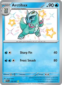 Pokémon-Karte Arctibax 129/091