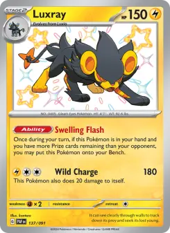 Pokémon-Karte Luxray 137/091