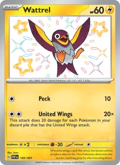 Pokémon-Karte Wattrel 145/091
