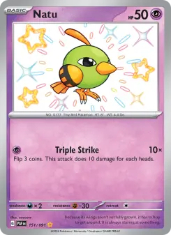 Pokémon-Karte Natu 151/091