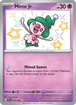Pokémon-Karte Mime Jr. 157/091