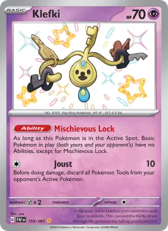 Pokémon-Karte Klefki 159/091