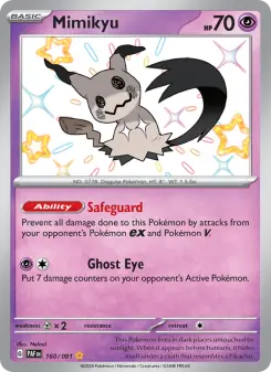 Pokémon-Karte Mimikyu 160/091