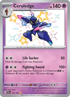 Pokémon-Karte Ceruledge 162/091