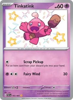 Pokémon-Karte Tinkatink 165/091