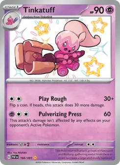 Pokémon-Karte Tinkatuff 166/091