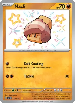 Pokémon-Karte Nacli 176/091