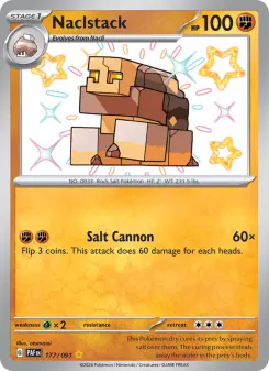 Pokémon-Karte Naclstack 177/091