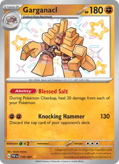 Pokémon-Karte Garganacl 178/091