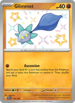 Pokémon-Karte Glimmet 179/091