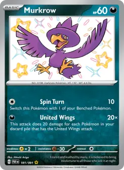 Pokémon-Karte Murkrow 181/091