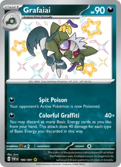 Pokémon-Karte Grafaiai 190/091