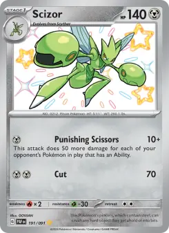 Pokémon-Karte Scizor 191/091