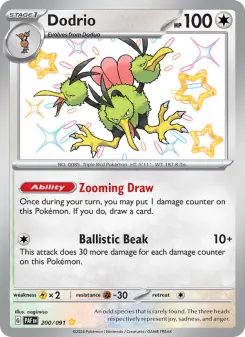 Pokémon-Karte Dodrio 200/091