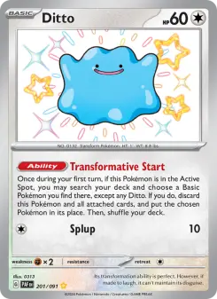 Pokémon-Karte Ditto 201/091
