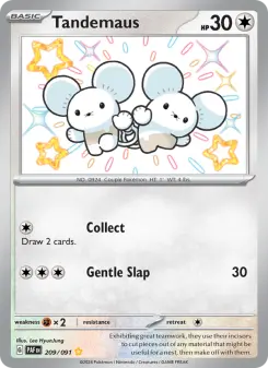 Pokémon-Karte Tandemaus 209/091