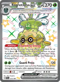 Pokémon-Karte Forretress ex 212/091