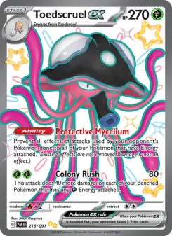 Pokémon-Karte Toedscruel ex 213/091
