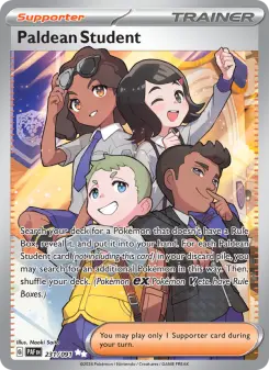 Pokémon-Karte Paldean Student 231/091