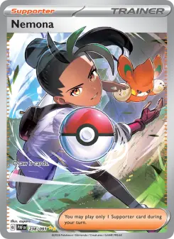 Pokémon-Karte Nemona 238/091