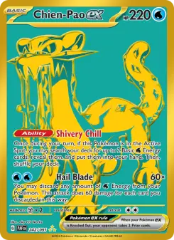 Pokémon-Karte Chien-Pao ex 242/091