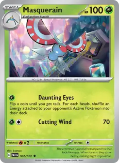 Pokémon-Karte Masquerain 002/182