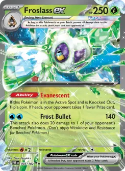 Pokémon-Karte Froslass ex 003/182