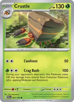 Pokémon-Karte Crustle 007/182